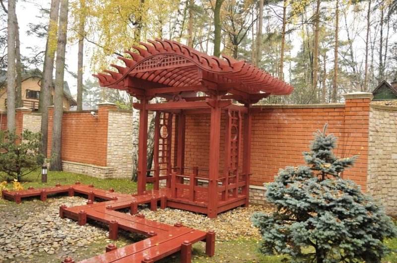 Беседки японские перголы