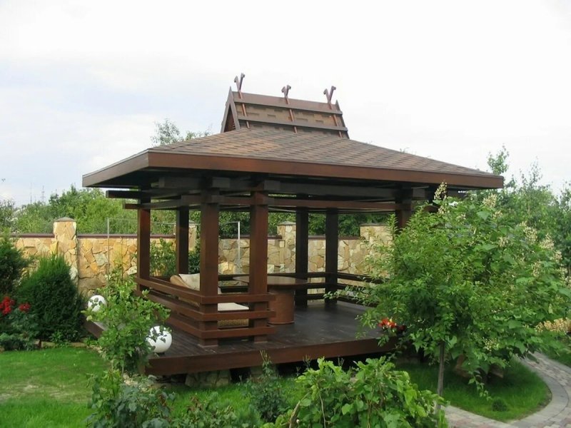 Беседки японские перголы