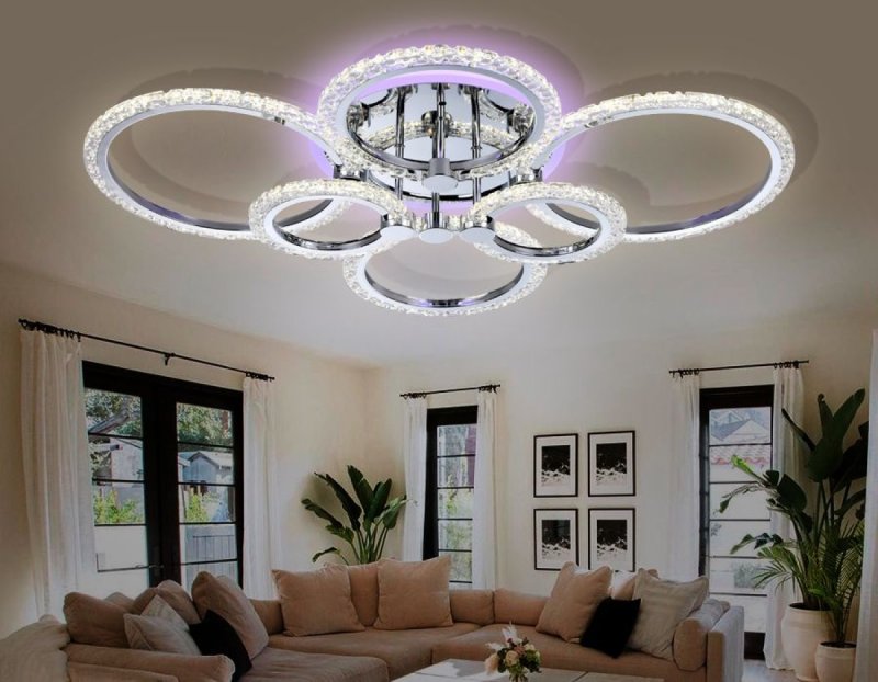 Потолочная светодиодная люстра ambrella light