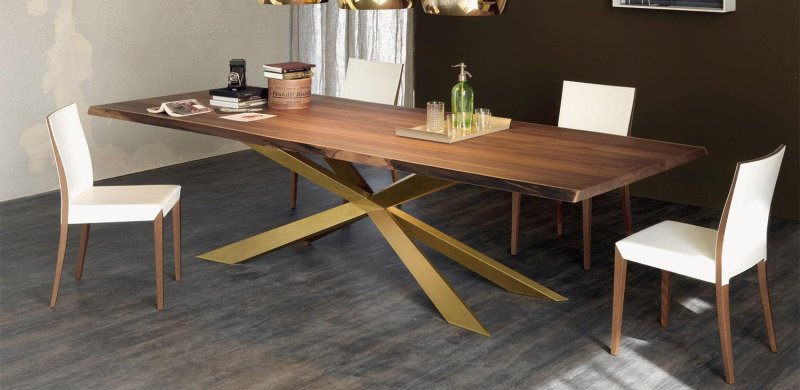 Стол cattelan italia spyder wood