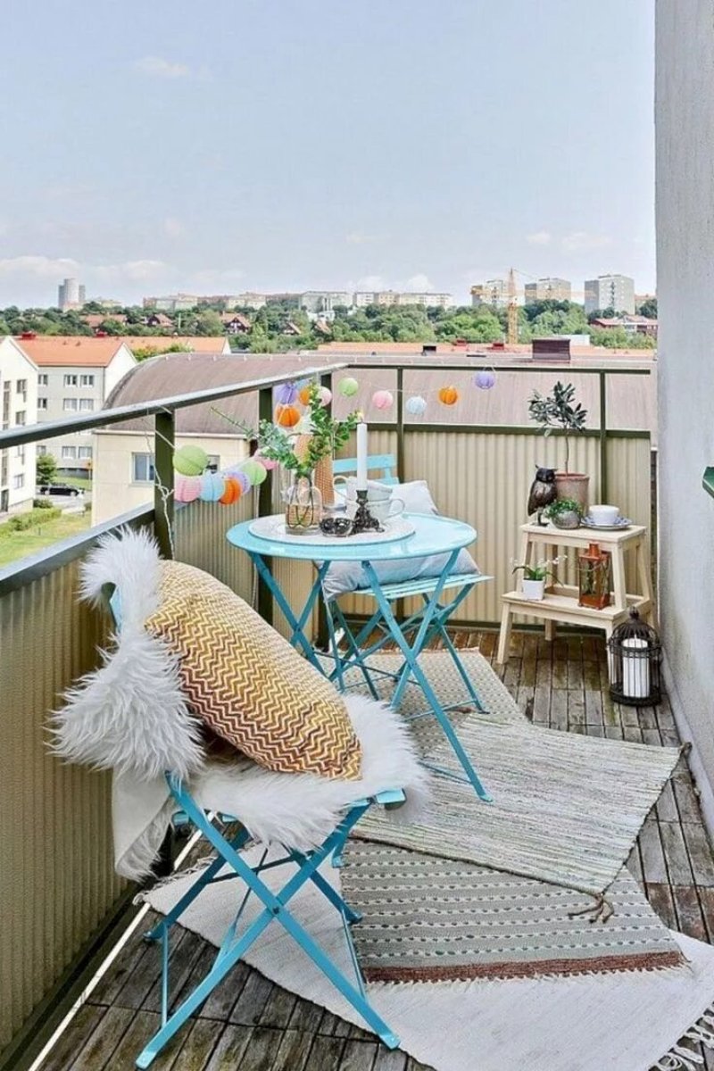 Balkon dekorasyonu