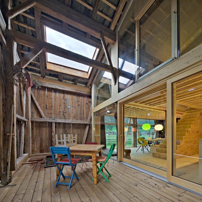 Дом в стиле амбара barn house