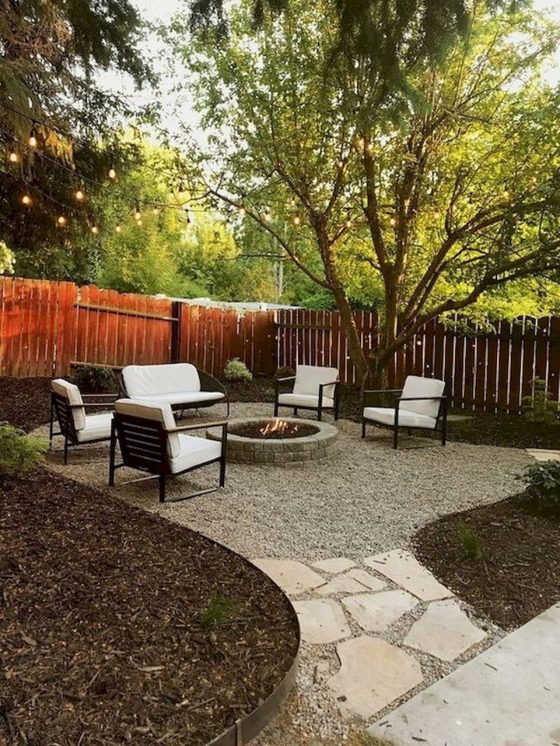 Backyard landscaping