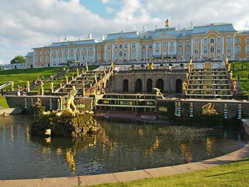 Дворцово парковый ансамбль петергоф