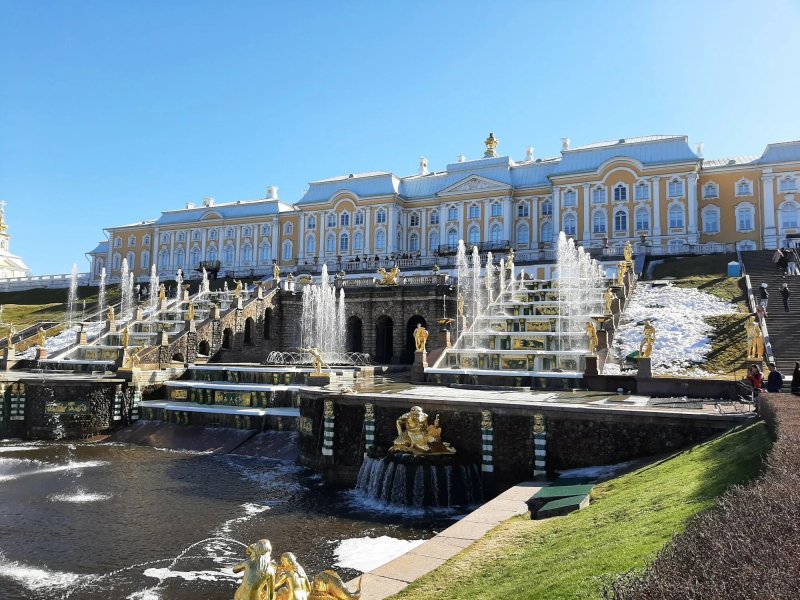 Петергоф дворцово парковый ансамбль