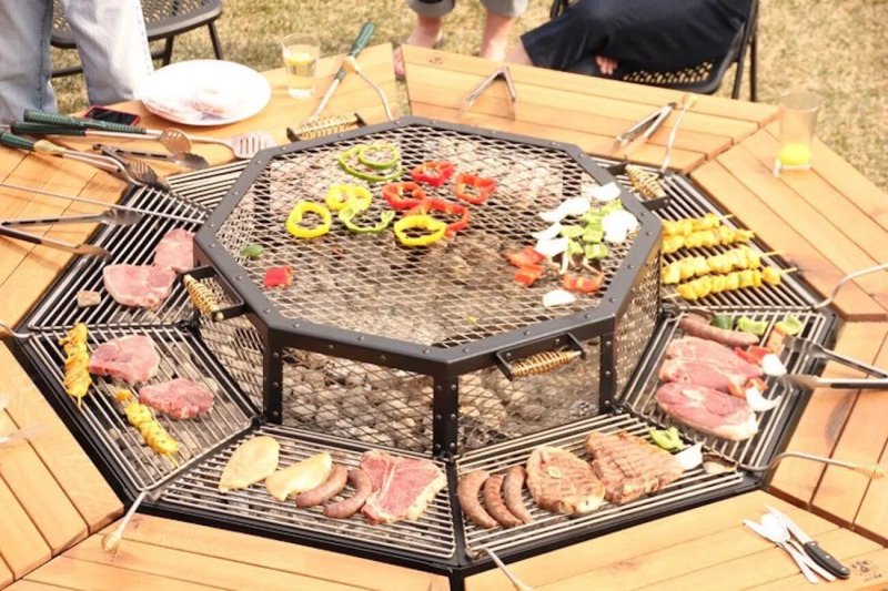Стол-гриль jag grill на восемь персон