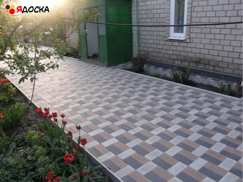 Укладка тротуарная плитка