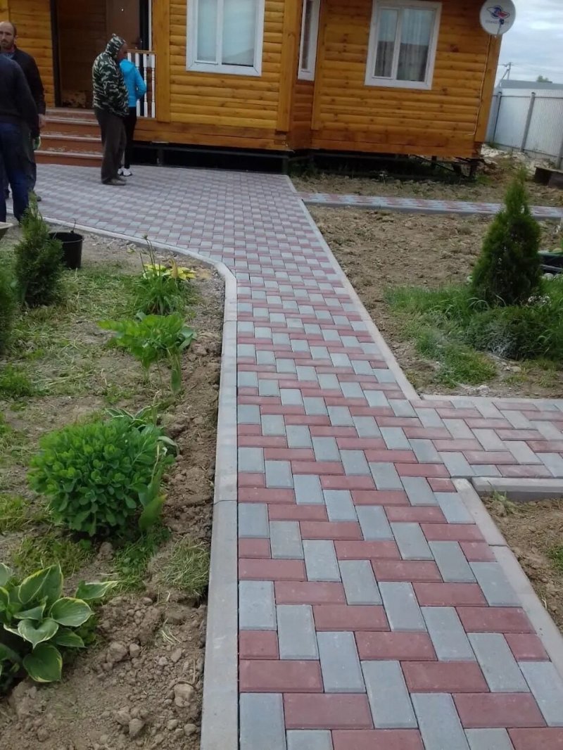 Брусчатка укладка