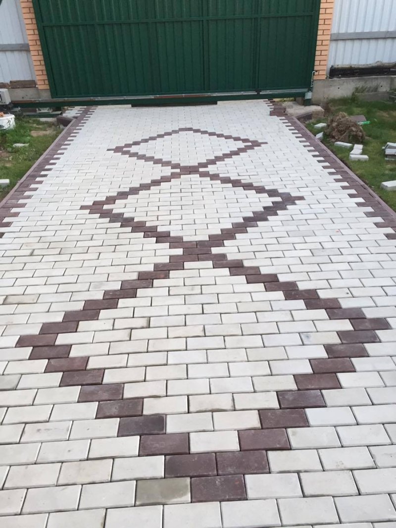 Тротуарная плитка брусчатка