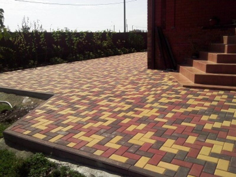 Укладка тротуарная плитка