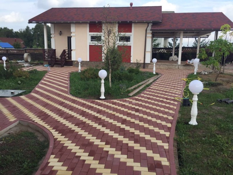 Тротуарная плитка брусчатка