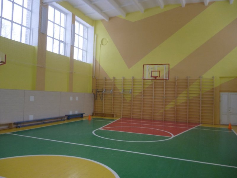 Спортивный зал в школе