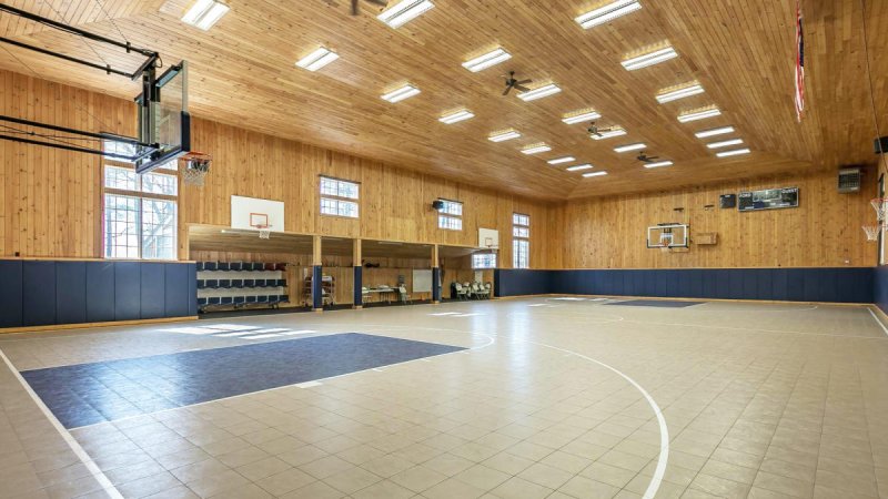 Дизайн спортзала в школе