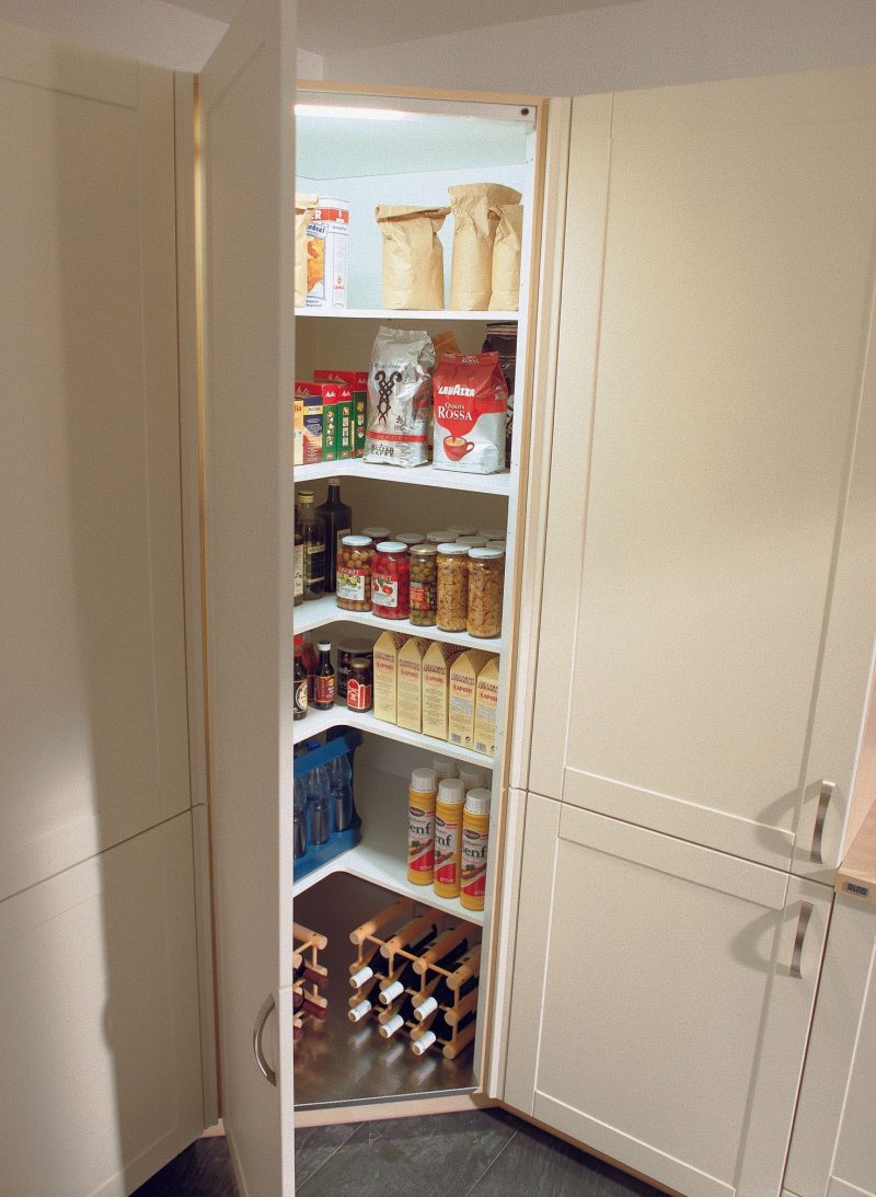 Corner pantry кухонная кладовка