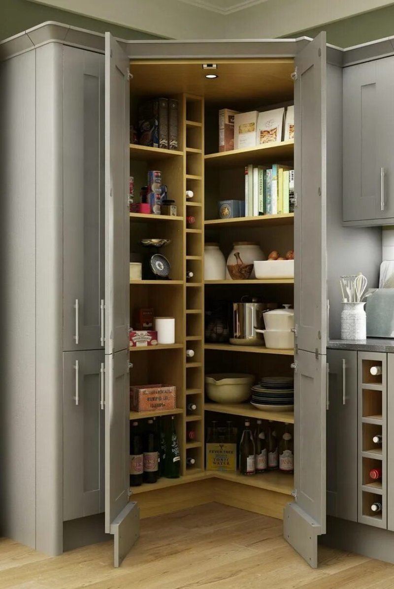 Corner pantry кухонная кладовка