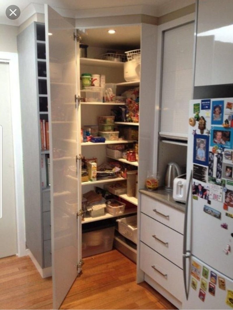 Corner pantry кухонная кладовка