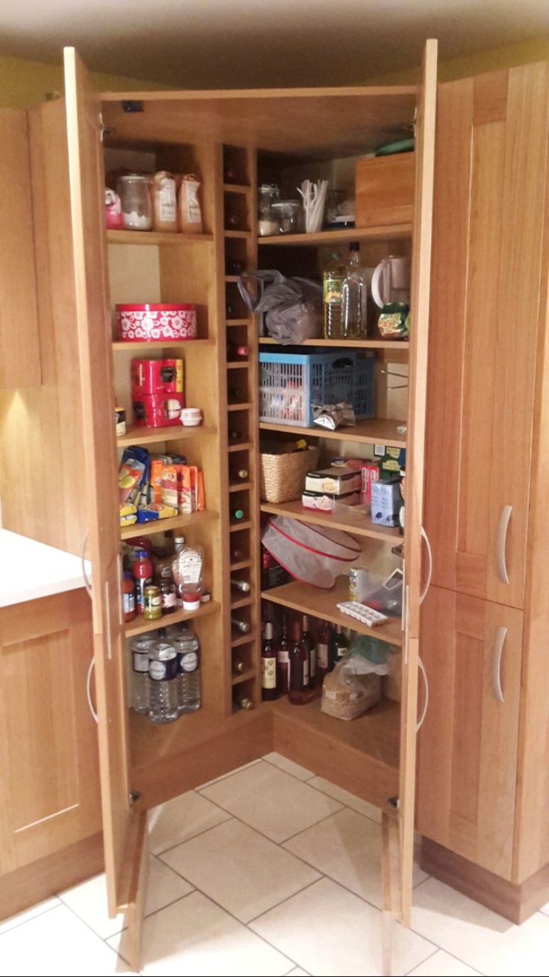 Corner pantry кухонная кладовка