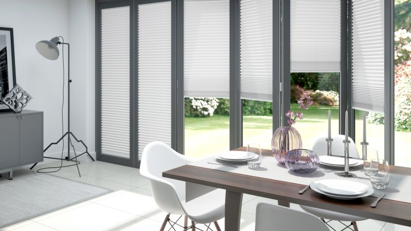 Plisse blinds