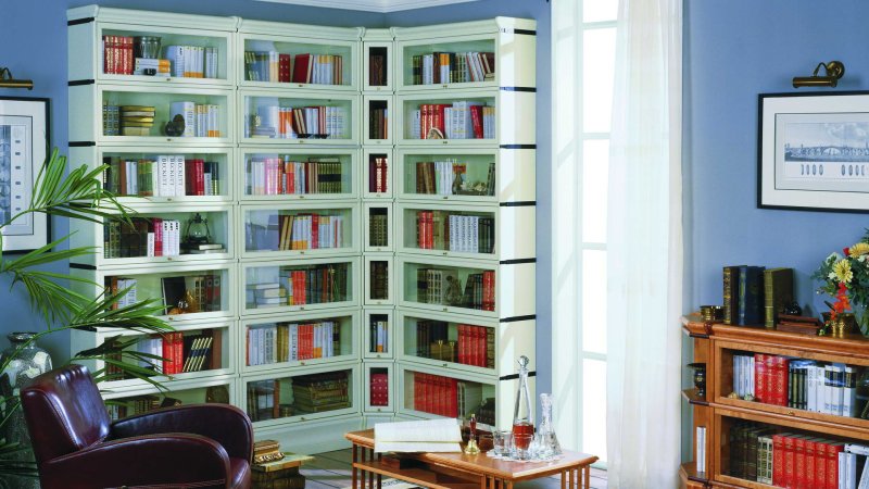 Книжные шкафы для домашней библиотеки