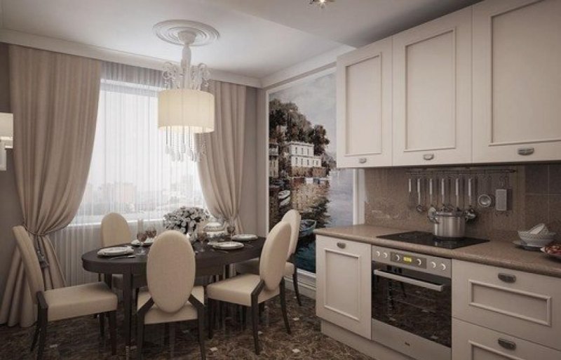 Кухни в стиле неоклассика