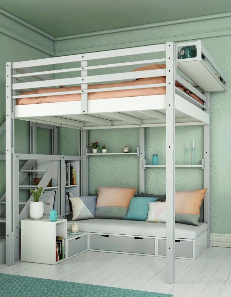 Ikea stora кровать-чердак