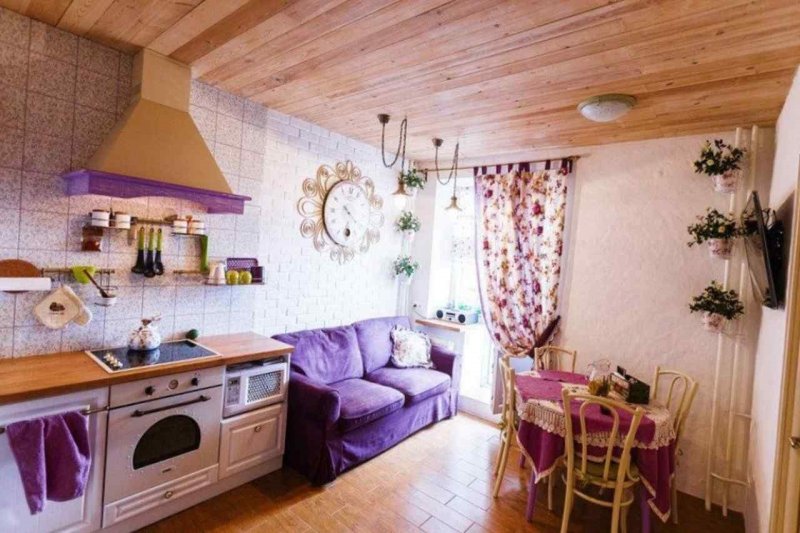 Кухня гостиная на даче