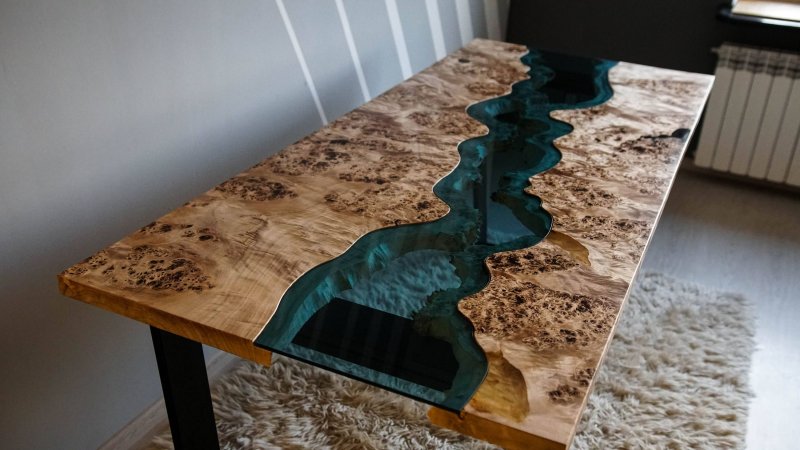 Эпоксидная смола river glass