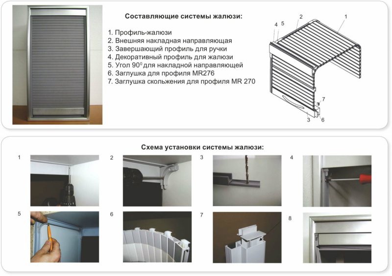 Мебельные жалюзи
