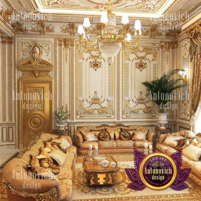 Luxury antonovich design гостиная