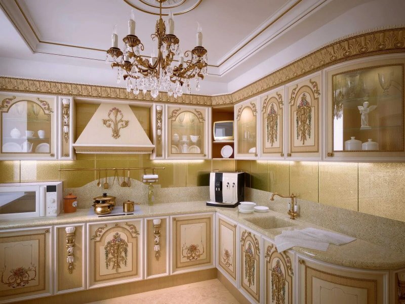 Кухни в стиле барокко