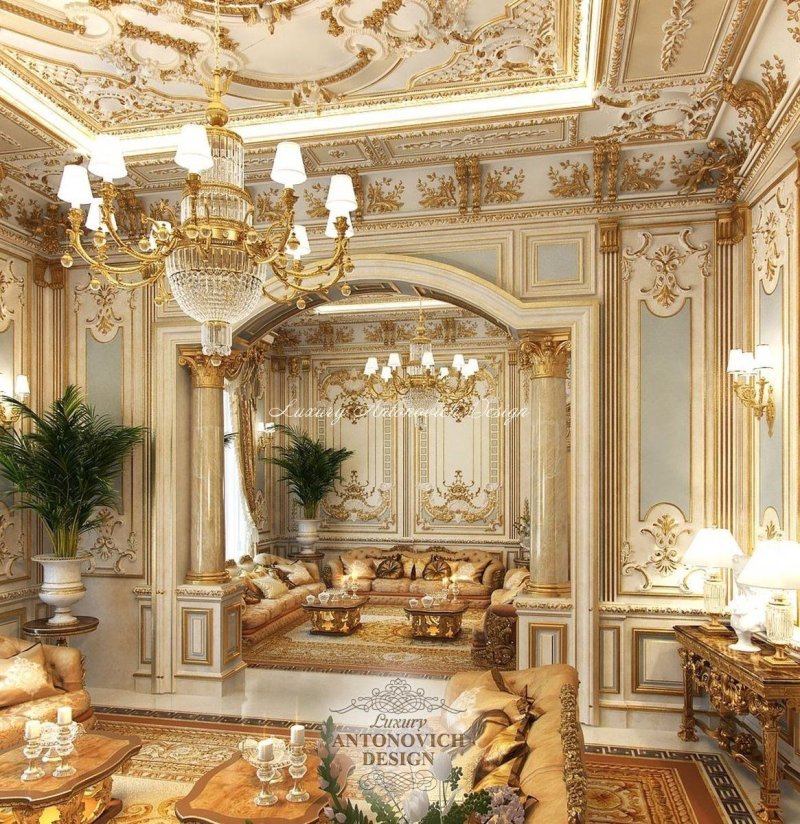 Luxury antonovich design гостиная