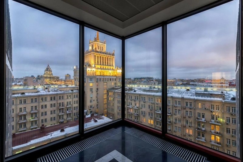 Москва вид из окна