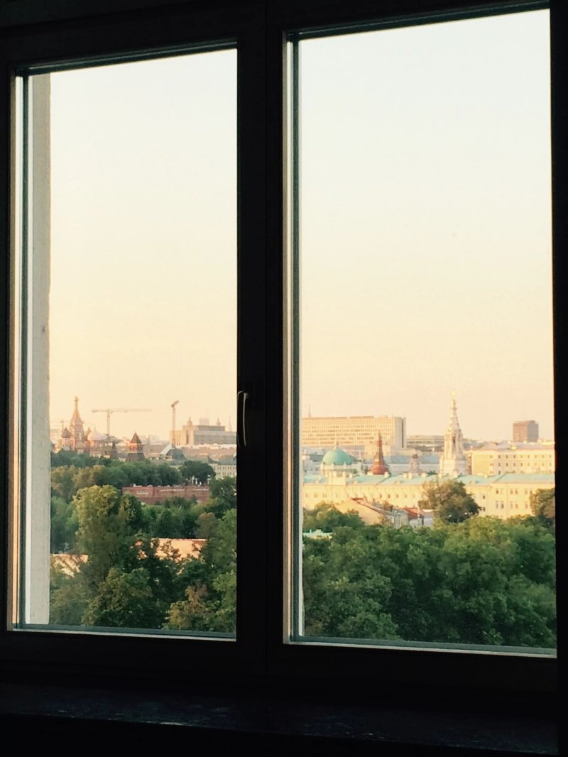 Москва вид из окна