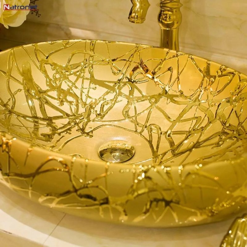 Раковина санмикс золотые
