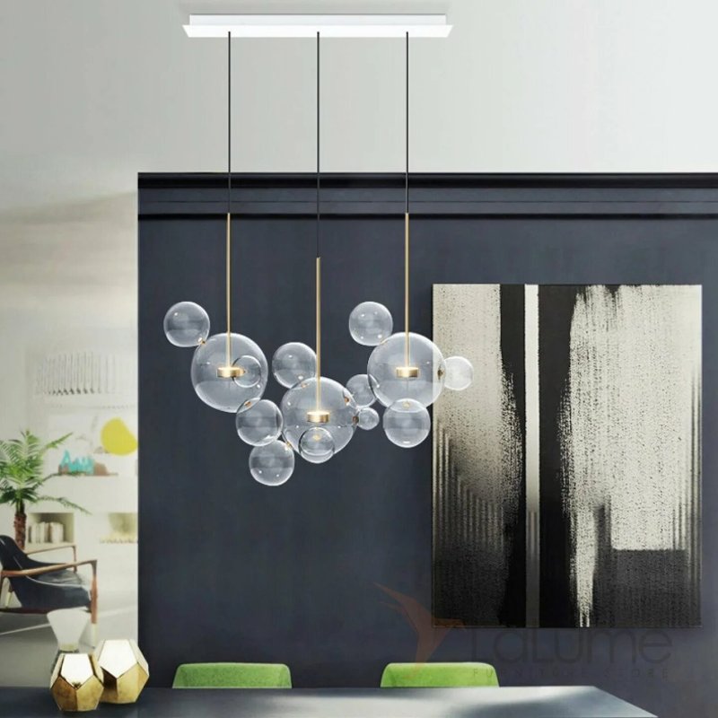 Люстра glass bubble chandelier