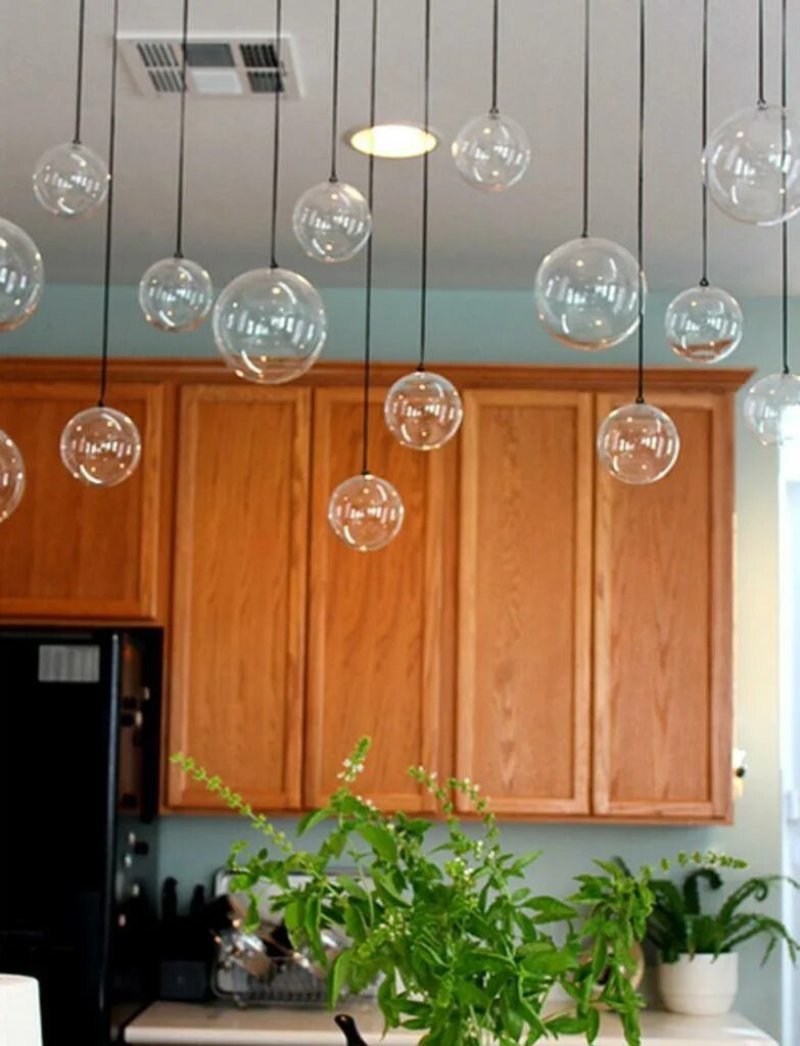 Люстра glass bubble chandelier