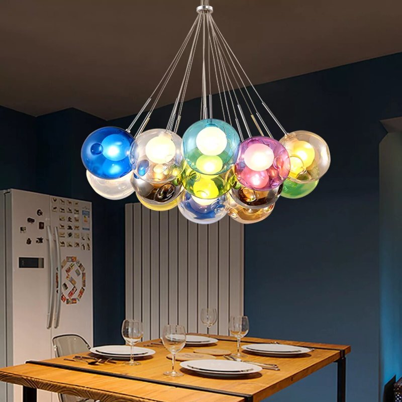 Люстра glass bubble chandelier
