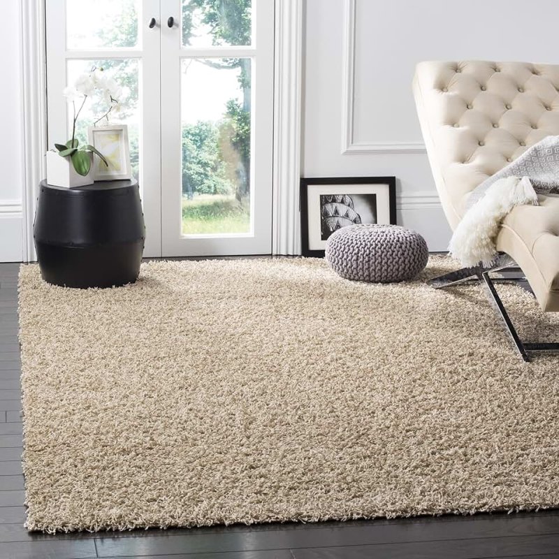 Ковёр luxury shaggy white