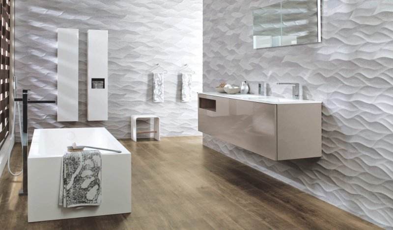 Плитка porcelanosa с волнами