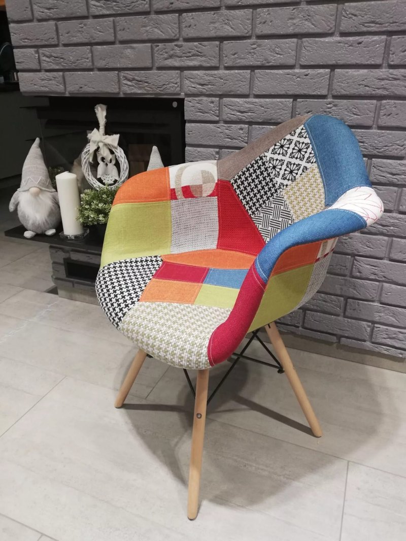 Кресло eames patchwork