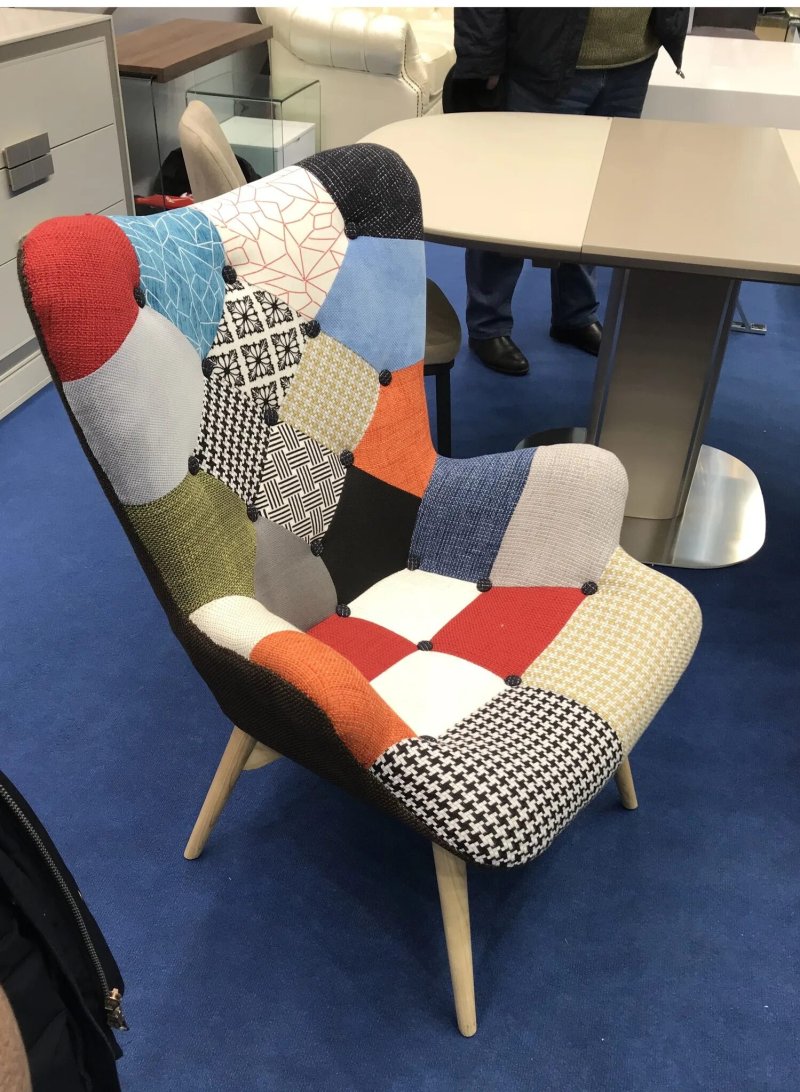 Кресло contour patchwork