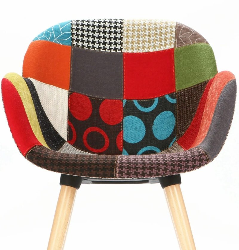 Кресло eames patchwork