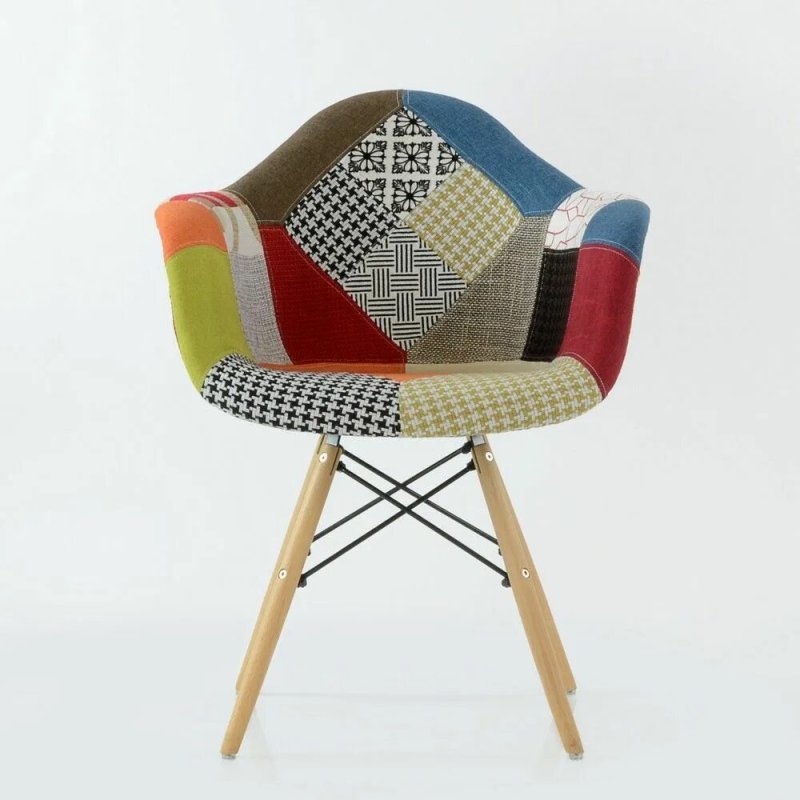 Кресло eames patchwork