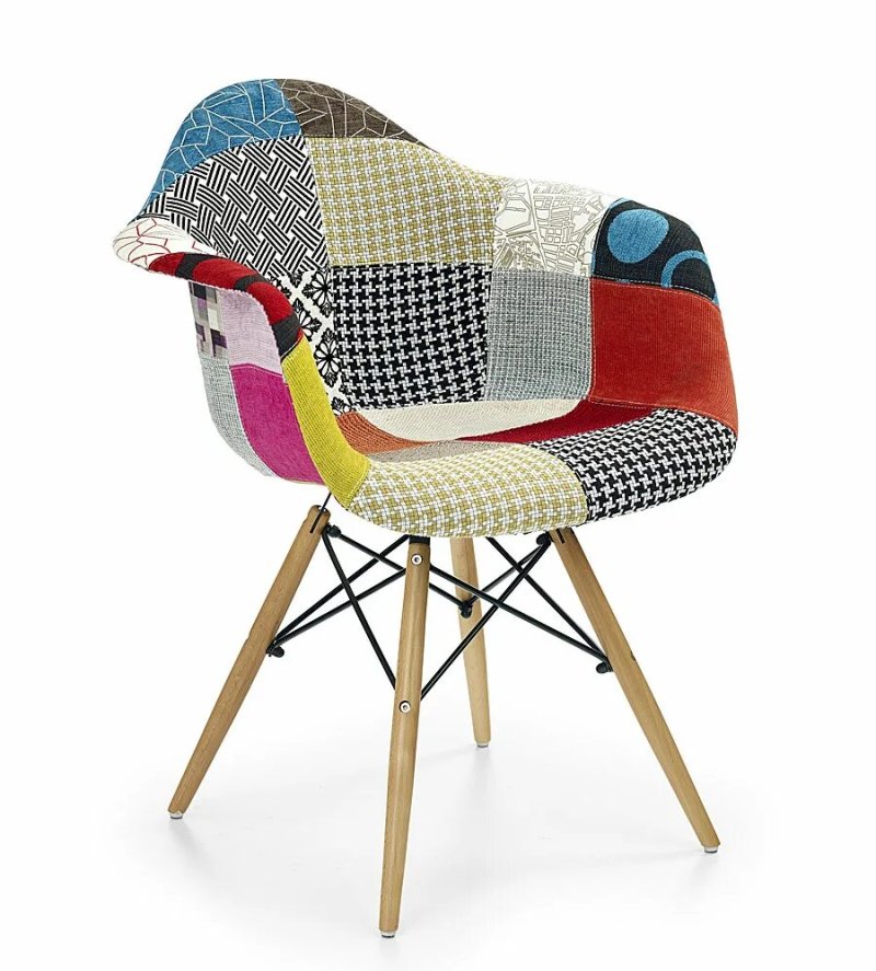 Кресло eames dsw пэчворк