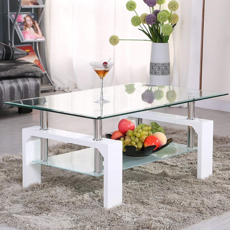 Tempered glass журнальный столик