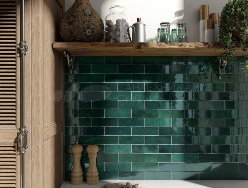 Плитка настенная equipe artisan moss green