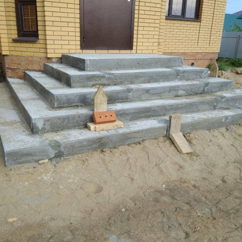 Ступеньки для крыльца из бетона