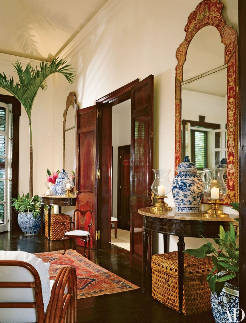 Колониальный ethnic style interior