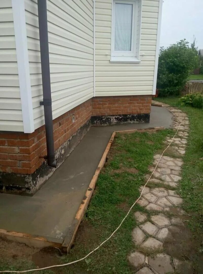 Отмостка для дома