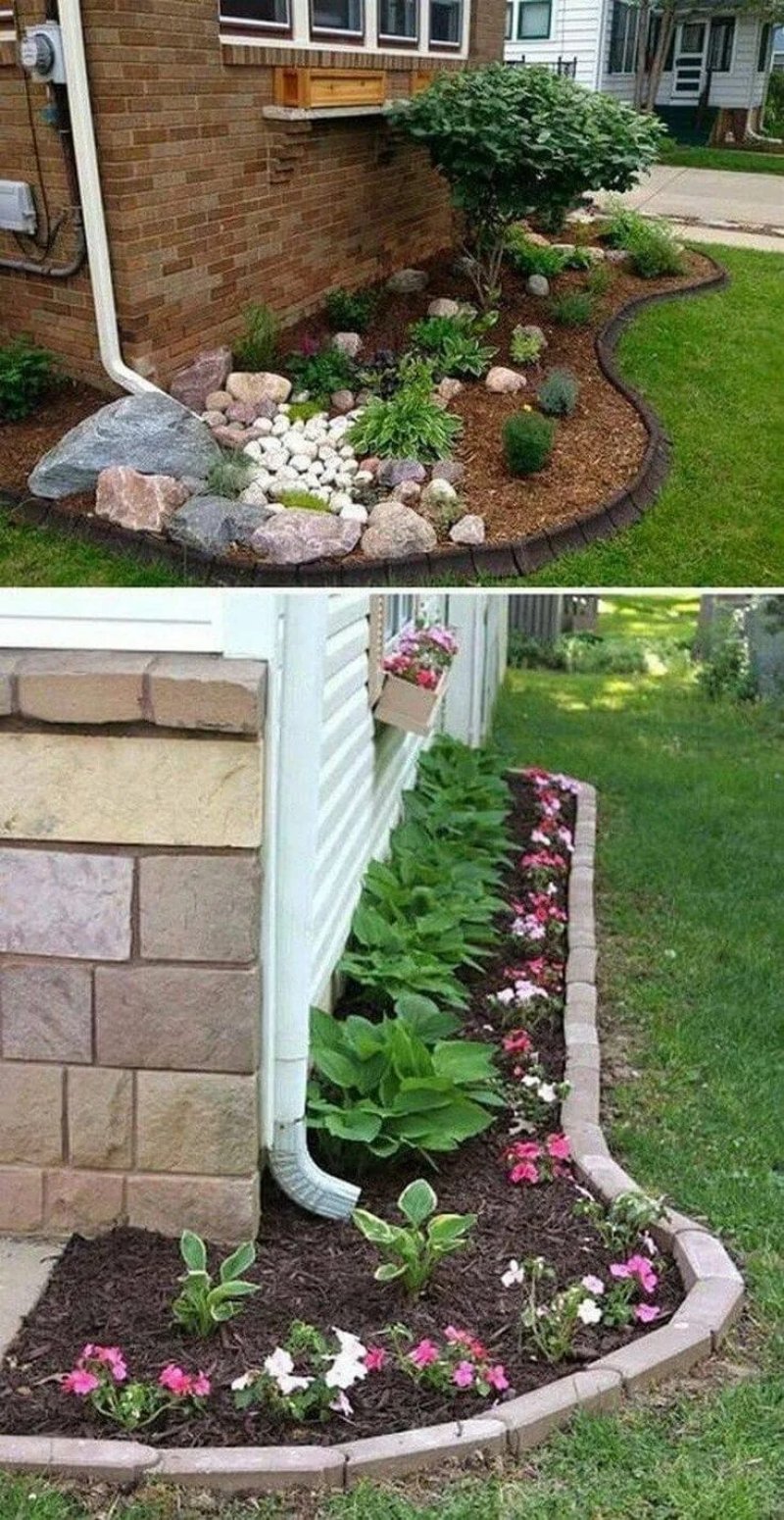 Backyard landscaping